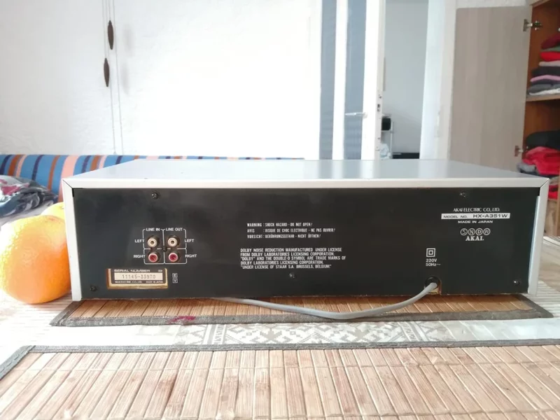 Casetofon Dublu Deck Akai HX A-351-W