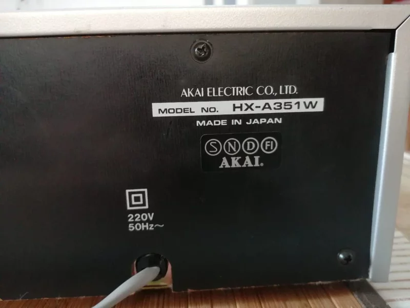 Casetofon Dublu Deck Akai HX A-351-W